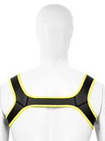 Puppy Play Neoprene Harness - Yellow/Black