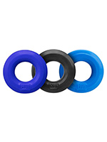 Hnkyjunk - C-Ring Multipack - Schwarz + Cobalt + Navy