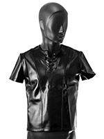 Leather Look Shirt Dark Age - Small