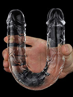 Flawless Clear 12 inch Double Dildo