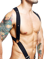 DNGEON Crossback Harness - Schwarz