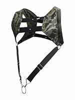 DNGEON Top Cockring Harness - Green