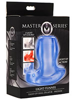 Master Series - Light Tunnel Anal Dilator - Medium