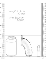 ManCage Peniskfig Model 16 mit Dilator - Transparent