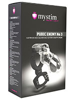 Mystim Pubic Enemy No 3 - Peniskfig mit Ball Squeezer