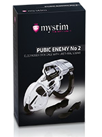 Mystim Pubic Enemy No 2 - Penis Cage with Dilator