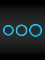 Firefly - Glow in the Dark Cockring Blue - Large