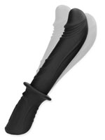 Handheld Silicone Vibrating and Flexible Dildo