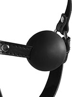 OUCH! Xtreme Blindfold Head Harness Solid Ball Gag