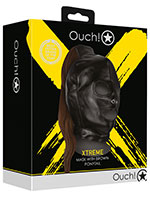 OUCH! Xtreme Mask with Brown Ponytail