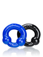 Ultraballs 2-Pack Cockrings Black and Blue