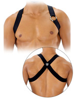 Party Boy Elastic Harness - Black