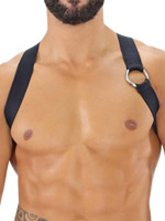 Party Boy Elastic Harness - Black