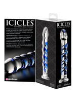 Icicles No. 05 - Hand Blown Glass Massager