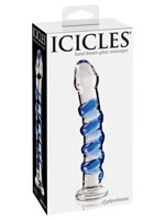 Icicles No. 05 - Hand Blown Glass Massager