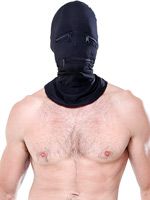 Fetish Fantasy - Zipper Face Hood Black