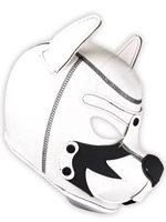 Puppy Play Dog Mask - Fox Terrier White