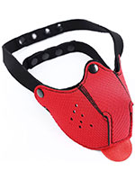 Puppy Play Neoprene Muzzle - Red