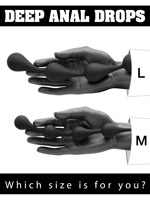 Push Monster - Silikon Deep Anal Drops - Large