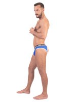 - Push - Premium Mesh Hole Brief - Royal/Wei