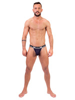 - Push - Premium Mesh Jock - Navy/Wei