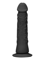 RealRock - Dildo 8 inch without Balls - Black