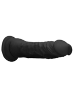 RealRock - Dildo 8 inch without Balls - Black