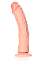 RealRock - Dildo 10 inch without Balls - Curved Ultra Skin