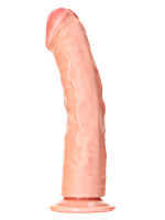 RealRock - Dildo 10 inch ohne Hoden - Curved Ultra Skin