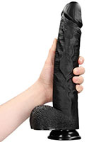 RealRock - Dildo 13 inch mit Hoden - Extra Thick