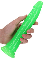 RealRock - Dildo 9 inch without Balls - Glow in the Dark