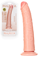 RealRock - Dildo 7 inch without Balls - Slim Ultra Skin