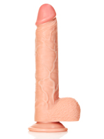 RealRock - Dildo 11 inch mit Hoden - Straight Ultra Skin