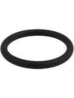 Round Black Rubber Cockring