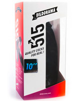 Dildorama 515 line XL Dildo 10 inch Suction - Black