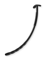 Silicone dilator with holes and syringe