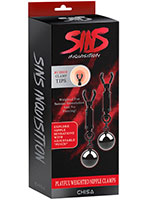 Sins Inquisition - Playful Weighted Nipple Clamps