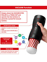 Tenga - Vacuum Gyro Roller Set